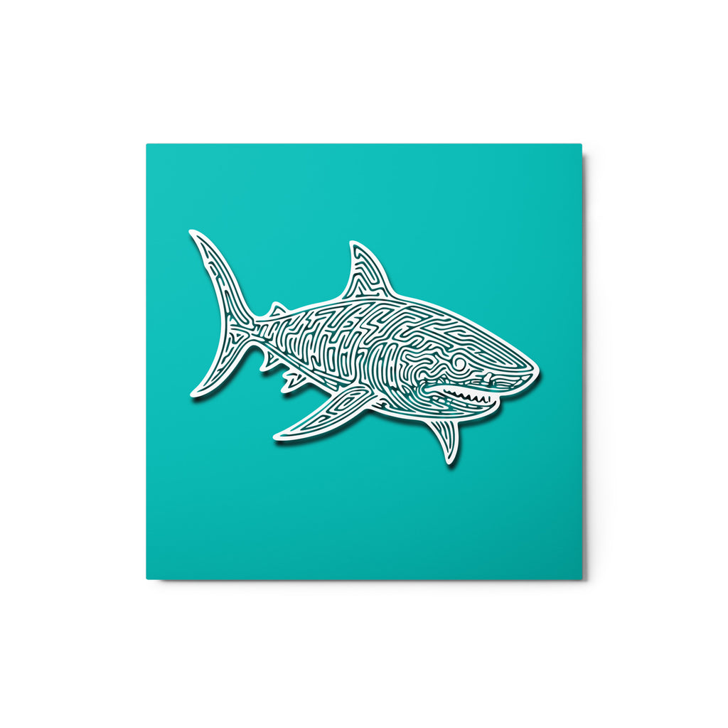 Shark Art on metal unique designs 